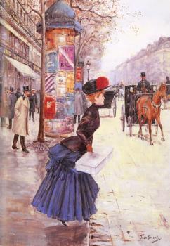 讓 貝勞德 Jeune Femme Traverrsant Le Boulevard 讓 貝勞德 Jeune Femme Traverrsant Le Boulevard